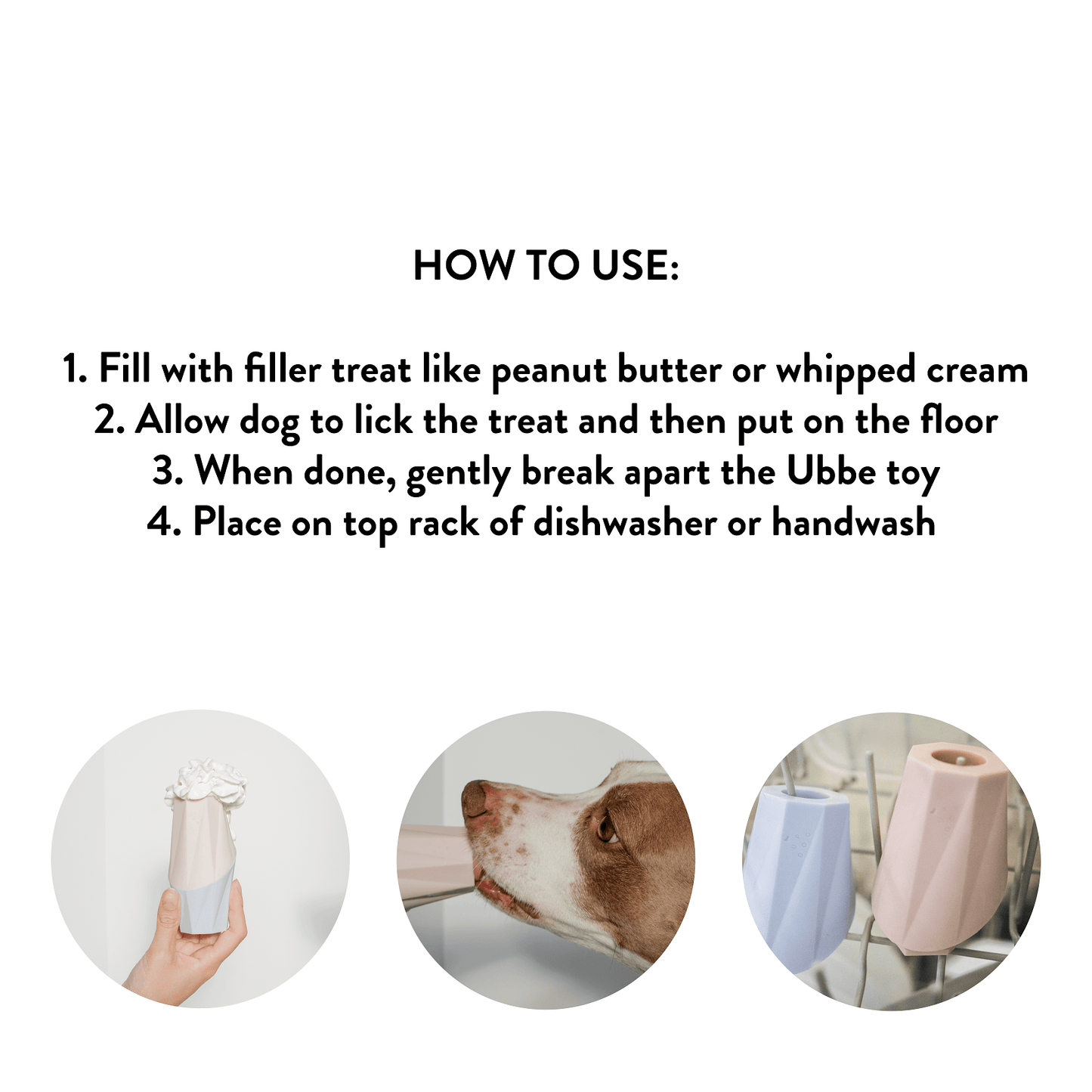How to Use The Ubbe Modern Dog Licking Toy By Up Dog Shop